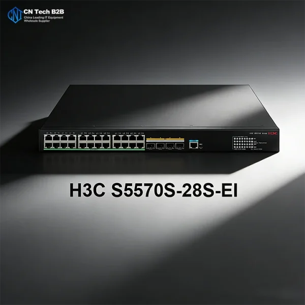H3C S5570S-28S-EI Gigabit Ethernet switch, 28-port enterprise switch with SFP uplink ports