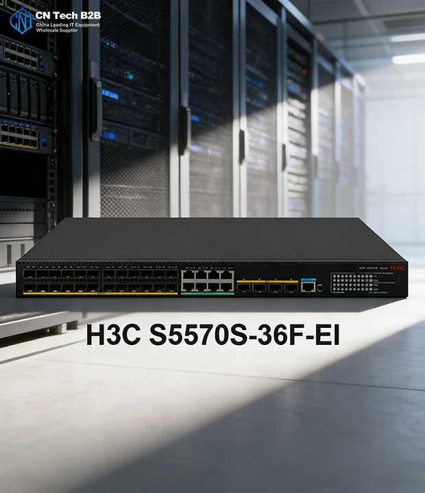 H3C S5570S-36F-EI fiber switch, 36-port enterprise switch for data center and high-density network