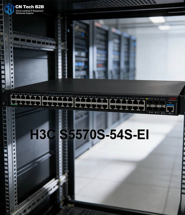 H3C S5570S-54S-EI 54-port switch, rack-mounted enterprise switch for campus and data center
