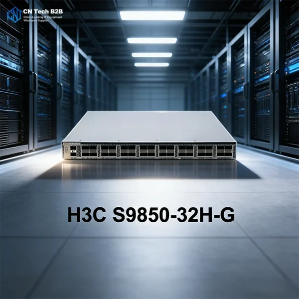 H3C S9800-G data center networking, Spine-Leaf architecture, 400GE/800GE uplink, GPU server access, lossless RoCE network