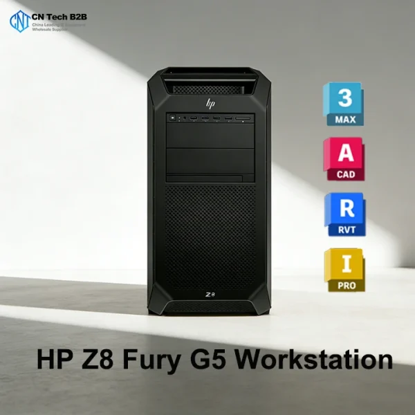 HP Z8 Fury G5 workstation, Intel Xeon W, NVIDIA RTX 6000 Ada, ISV certified for 3ds Max/AutoCAD/Revit/Inventor, enterprise tower workstation for CAD/3D rendering
