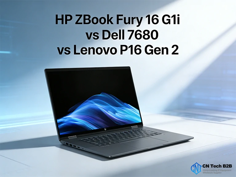 HP ZBook Fury 16 G1i vs Dell Precision 7680 vs Lenovo ThinkPad P16 Gen 2 comparison, 16-inch mobile workstation, Intel Core Ultra, NVIDIA RTX PRO, CAD/AI workstation comparison