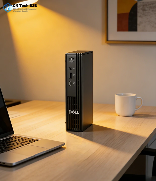 DELL Pro QCM1250 co-working desk, small business desktop, compact business workstation, shared office computer