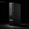 DELL Pro QCM1250 side view, compact mini-tower design, space-saving business desktop, DELL office computer