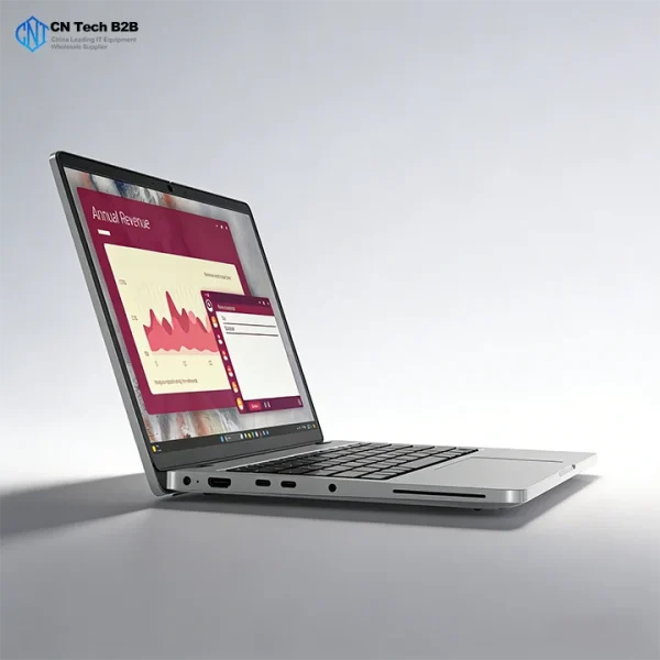 DELL Pro14 PC14250 left side ports, USB-C/Thunderbolt, business laptop expansion, fast charging