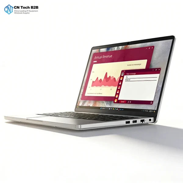 DELL Pro14 PC14250 right side ports, USB/HDMI/Ethernet, business laptop connectivity, expandable I/O