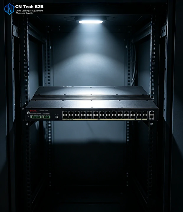 H3C IE4500-28F-G IE4500-G industrial gigabit switch, excellent heat resistance for continuous operation in extreme industrial high temperature rack environments