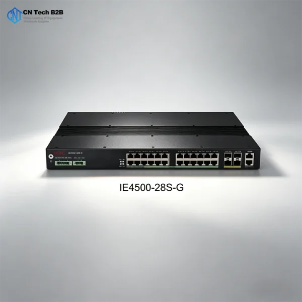 H3C IE4500-28S-G IE4500-G industrial fiber switch, wide operating temperature range, industrial DIN rail and rack deployment for complex field environments