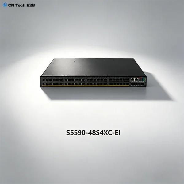 H3C S5590-48S4XC-EI all SFP fiber port switch, 48 gigabit SFP + 4 10G uplink, long distance fiber network connection solution