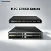 H3C S9850 series overview showing modular S9850-4C and fixed S9850-32H switches, complete high-performance data center switching portfolio