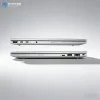 HP EliteBook 8 G1i left side I/O ports including USB-C, USB-A 3.2, RJ45 Ethernet, and headphone jack, durable aluminum chassis