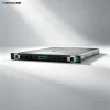 Angled side-front view of HPE ProLiant DL325 Gen11 1U server, showing slim compact rack form factor and premium durable industrial chassis build quality