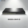 Front view of H3C S6520X-30HF-EI switch, 24x10G SFP+ and 6x40G QSFP+ ports, compact Layer 3 switch for enterprise distribution and data center TOR access