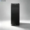 Straight front view of HP Z6 G5 workstation, displaying front USB ports, power button, drive bays, and optimized airflow design