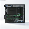 Dell Precision 3680 Internal Layout,CPU, Memory & Storage Architecture Internal view of Dell Precision 3680 tower workstation showing motherboard, DDR5 memory slots, CPU heatsink and storage bays