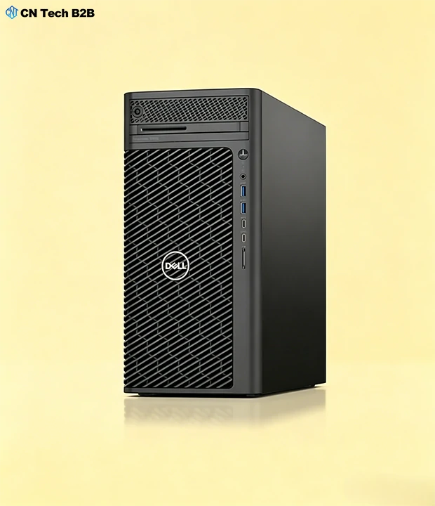 Dell Precision 3680 tower workstation studio view, 14th Gen Intel Core powered, ISV-certified for CAD, Adobe and engineering software