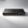 IEF4520-24P4TP4X-G 19-inch Rack Mount Installation & Side Dimension Display Side view & rack installation of H3C IEF4520-24P4TP4X-G 1U industrial switch with fanless cooling for high-temperature complex industrial cabinet