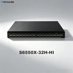 H3C S6550X-32H-HI L3 100G High Density Data Center Сетевой коммутатор H3C S6550X-32H-HI Layer3 switch with 32 25G SFP28 ports, high density data center core switch supporting EVPN VXLAN and 100G uplink