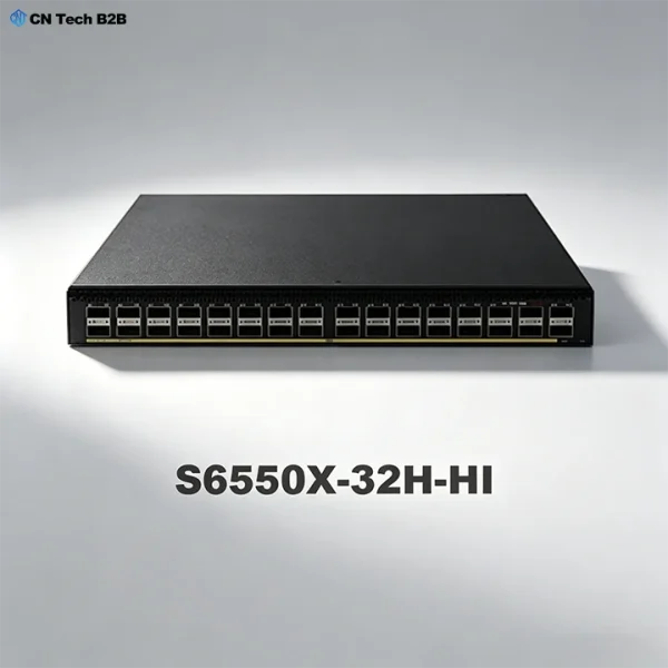 H3C S6550X-32H-HI Layer3 switch with 32 25G SFP28 ports, high density data center core switch supporting EVPN VXLAN and 100G uplink