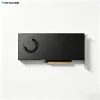 NVIDIA RTX 4000 Ada 20GB graphics card metal backplate top down flat view single slot blower cooling