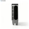 NVIDIA RTX 4500 Ada 24GB graphics card IO bracket close up four displayport multi-monitor workstation ports