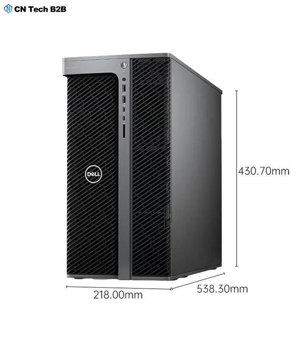 Dell Precision 7960 Tower Workstation dimensions 430mm x 218mm x 538mm compact tower form factor