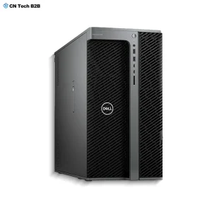 Dell Precision 7960 Tower Workstation — High-Performance AI & 3D Rendering Machine Dell Precision 7960 Tower Workstation front view with diamond-mesh ventilation and front I/O ports