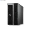 Dell Precision T7960 Tower Workstation left front angle showing power button, USB ports, and SD card slot