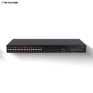H3C S5130S-28P-EI-R 28-Port Gigabit Layer 2 Managed Switch H3C S5130S-28P-EI-R 28-port Gigabit managed switch front view with 24 RJ45 and 4 SFP ports