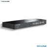 TP-Link TL-SG1024T 24-port Gigabit Ethernet switch front view with RJ45 ports and LED indicators