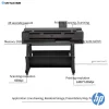 HP DesignJet T850 MFP Key Features & Specifications — 2400×1200dpi, 25sec/A1, 600dpi Scan HP DesignJet T850 MFP key features and specifications overview diagram